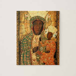 Quebra-cabeça Madona Negra e Menino Nossa Senhora de Czestochowa