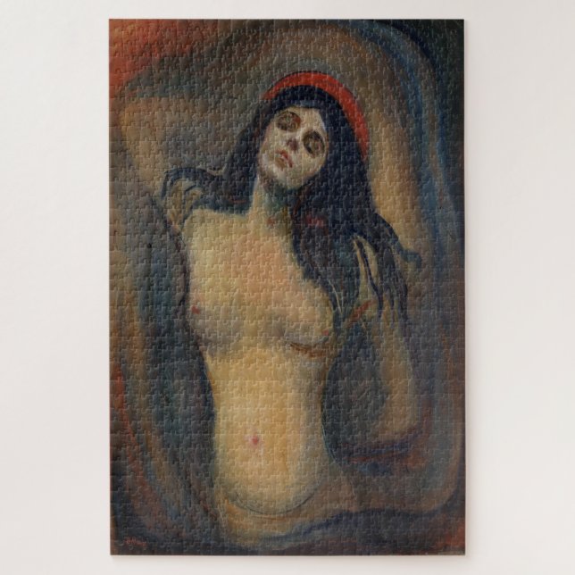 Quebra-cabeça Madonna 1894-1895– Edvard Munch Arte Expressionist (Vertical)