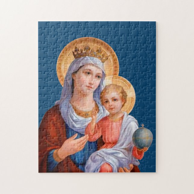 Quebra-cabeça Madonna e Criança (Vertical)