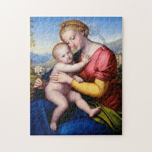Quebra-cabeça Madonna e Criança (Vertical)