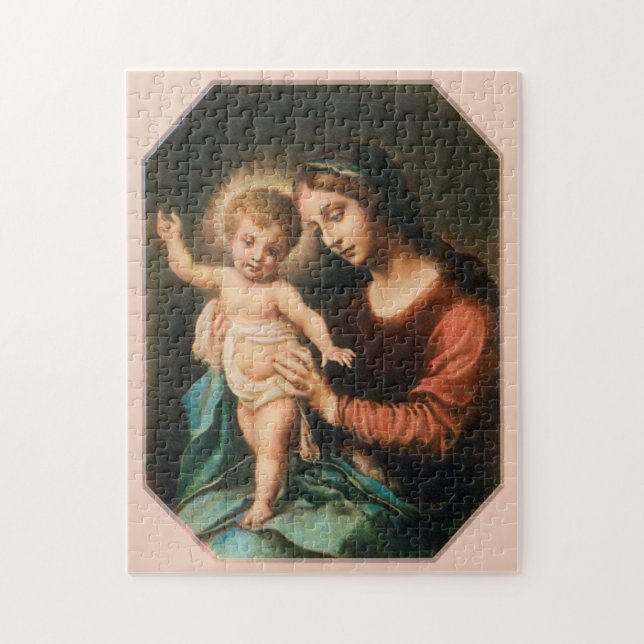 Quebra-cabeça Madonna E Criança (Vertical)