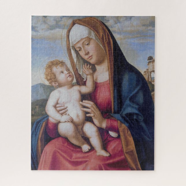 Quebra-cabeça Madonna e Criança (Vertical)