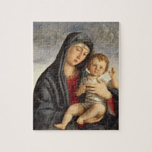 Quebra-cabeça Madonna e criança (óleo no painel) 2
