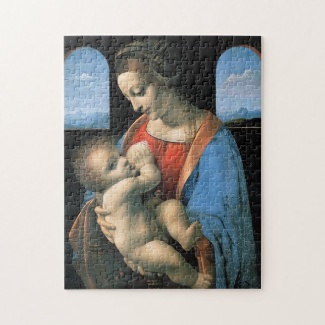 Quebra-cabeça Madonna Litta, Leonardo da Vinci, 1490-1491 (Vertical)