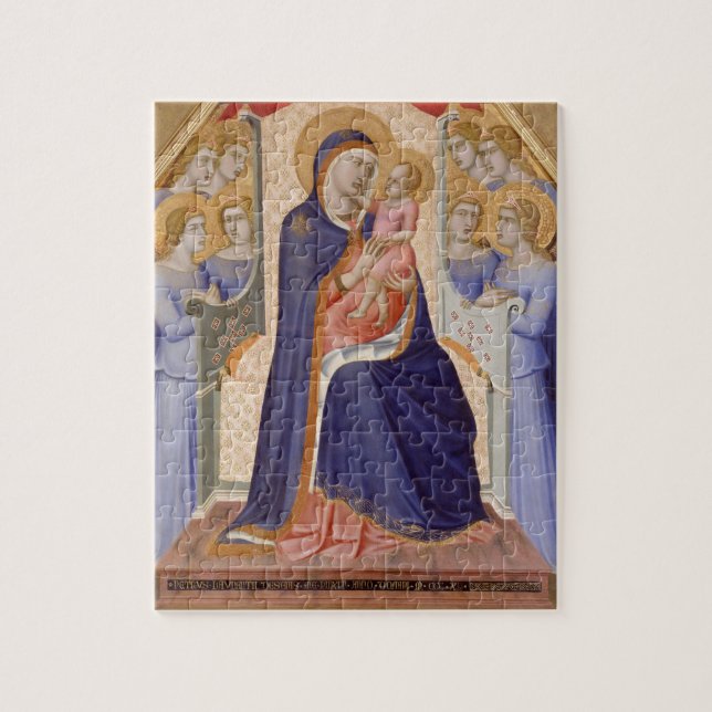 Quebra-cabeça Madonna na glória, c.1315 (tempera no painel) (Vertical)