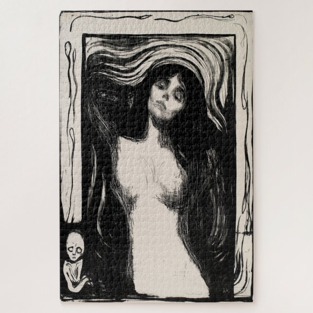 Quebra-cabeça Madonna – Obra-Prima Expressionista Icônica (Vertical)