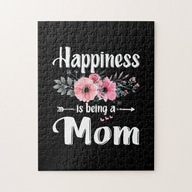 Quebra-cabeça Madre Art | Felicidade É Ser Mãe Aniversário (Vertical)