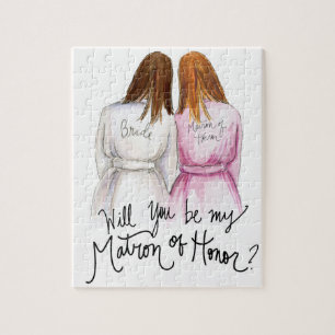 Quebra-cabeça Madrinha de casamento? Empregada doméstica longa