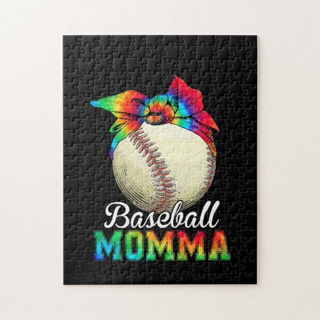 Quebra-cabeça Mãe Baseball Momma Birthday (Vertical)