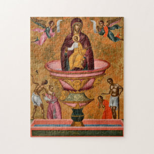 Quebra-cabeça Mãe da Vida Dando Ícone Ortodoxo Primavera