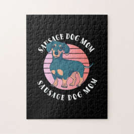 Quebra-cabeça Mãe de Cachorro Salsicha