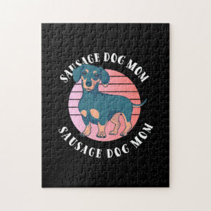 Quebra-cabeça Mãe de Cachorro Salsicha