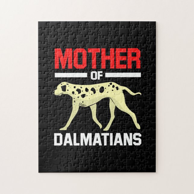 Quebra-cabeça Mãe de Cão Dalmatiano (Vertical)