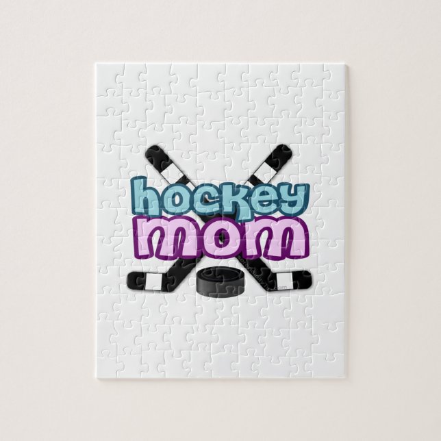 Quebra-cabeça Mãe de Hockey (Vertical)