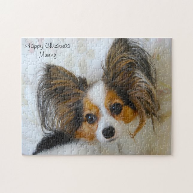 Quebra-cabeça Mãe de Natal. (Horizontal)