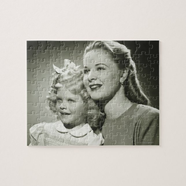 Quebra-cabeça Mãe e filha (Horizontal)