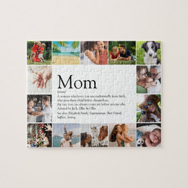Quebra-cabeça Mãe, Mãe, Mãe Definição 14 Foto (Horizontal)