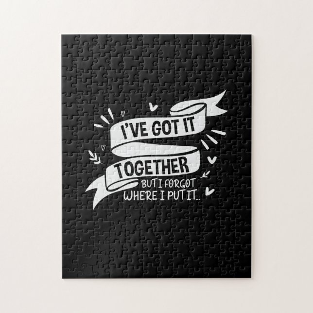 Quebra-cabeça Mãe Presente Que Me Juntei (Vertical)