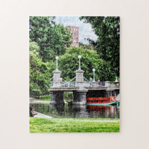Quebra-cabeça MÃES de Boston - ponte do jardim público de Bost