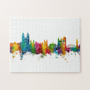 Quebra-cabeça Magdeburg Germany Skyline
