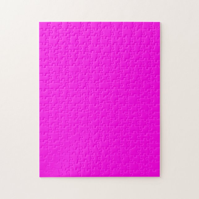 Quebra-cabeça Magenta Brilhante (cor sólida) (Vertical)
