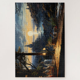 Quebra-cabeça Magic Workshop Bench Sobrando uma Baía de Fantasia