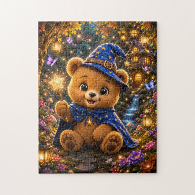 Quebra-cabeça Magical Bear Wizard Jigsaw Puzzle (Vertical)