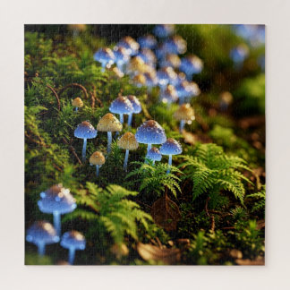 Quebra-cabeça Magical Bioluminescent Fungi - Deep Forest