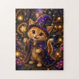 Quebra-cabeça Magical Kitten Wizard Jigsaw Puzzle