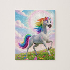 Quebra-cabeça Magical Rainbow Unicorn