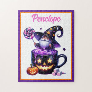 Quebra-cabeça Mágico de Halloween no Lollipop Mágico de Caneca d