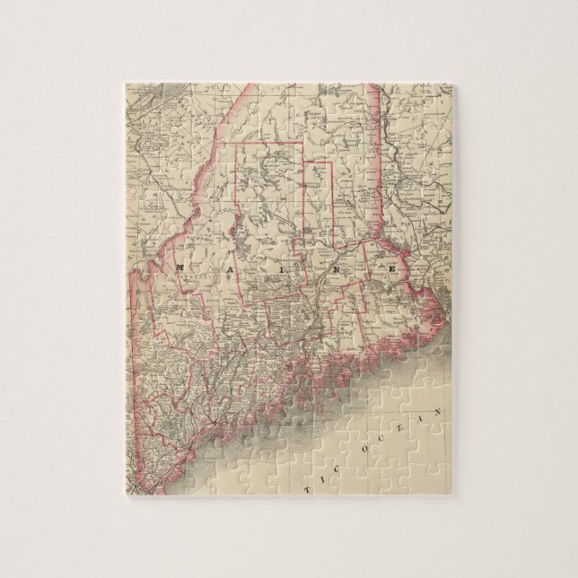 Quebra-cabeça Maine 6 (Vertical)