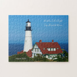 Quebra-cabeça Maine Lighthouse Portland Headlight Data da Visita