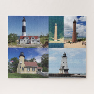 Quebra-cabeça Mais baixo farol central ocidental de Michigan