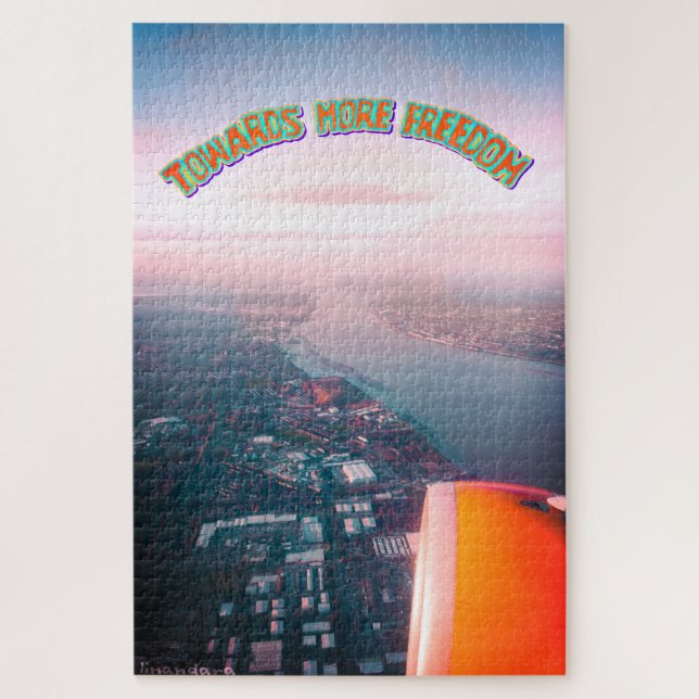 Quebra-cabeça Mais liberdade (Vertical)