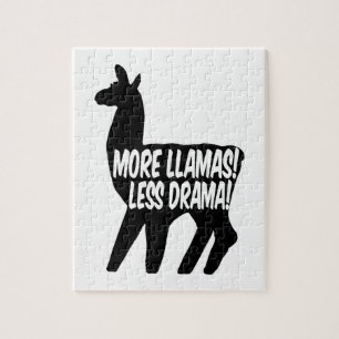Quebra-cabeça Mais Llamas Menos Drama