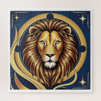 Quebra-cabeça Majestoso Leo: O Rei Acorda