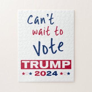 Quebra-cabeça Mal posso esperar para votar no TRUMP 2024