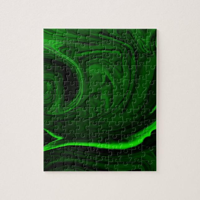 Quebra-cabeça malaquite verde-textura (Vertical)