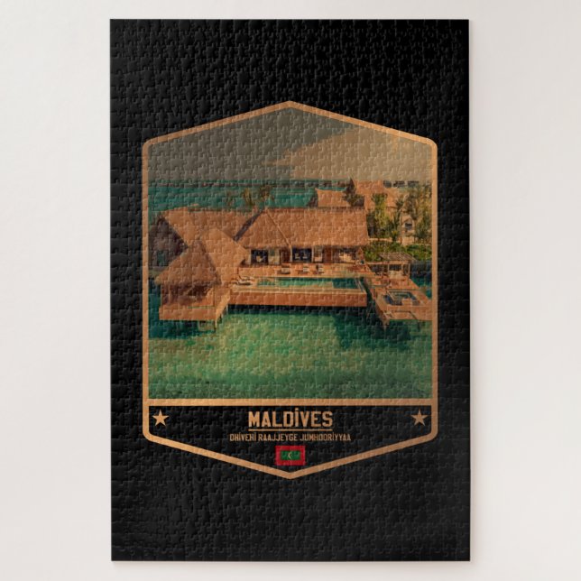 Quebra-cabeça Maldivas (Vertical)