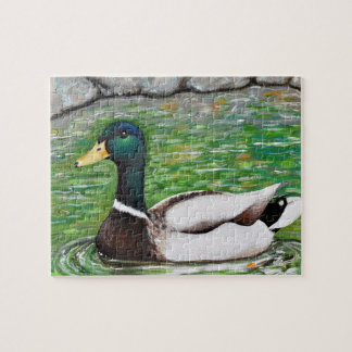 Quebra-cabeça Mallard Duck Painting