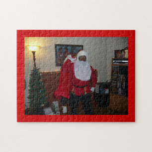 Quebra-cabeça Mama do papai noel nas canvas frescas CC0000