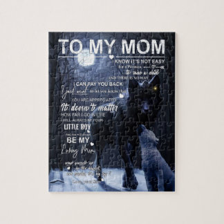 Quebra-cabeça Mamãe Gifts | Carta À Minha Mãe Amor Do Filho