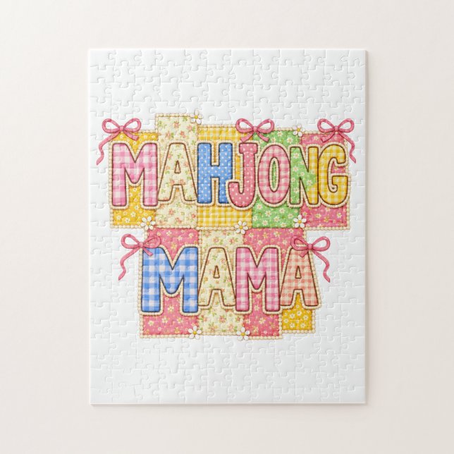 Quebra-cabeça Mamãe Mahjong (Vertical)