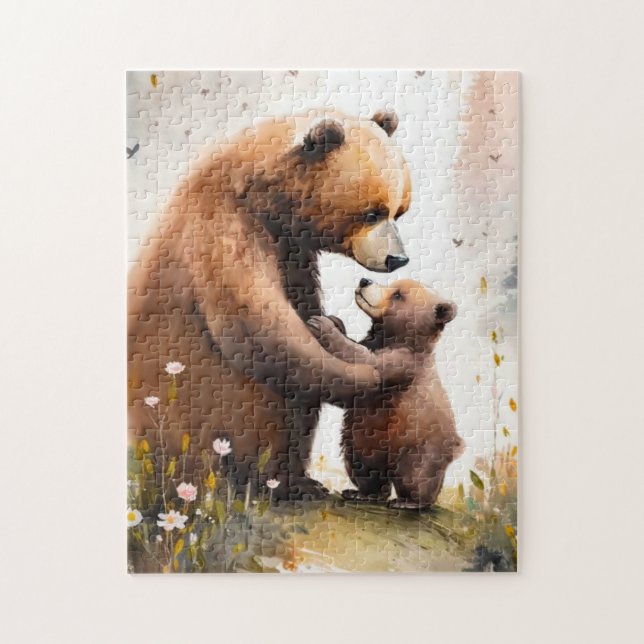 Quebra-cabeça Mamães e Bebês (Vertical)