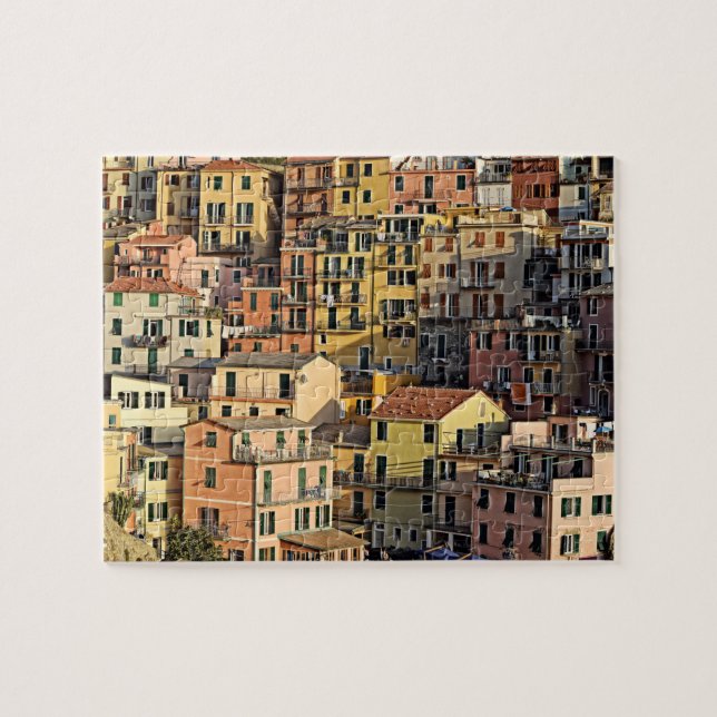 Quebra-cabeça Manarola - Cinque Terre - Itália - 8x10 - 110 pc (Horizontal)