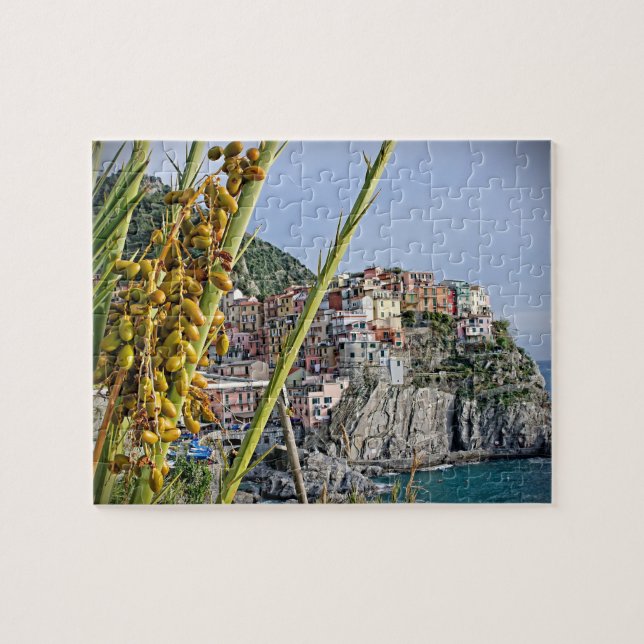 Quebra-cabeça Manarola - Cinque Terre - Olives - 8x10 - 110 pcs. (Horizontal)