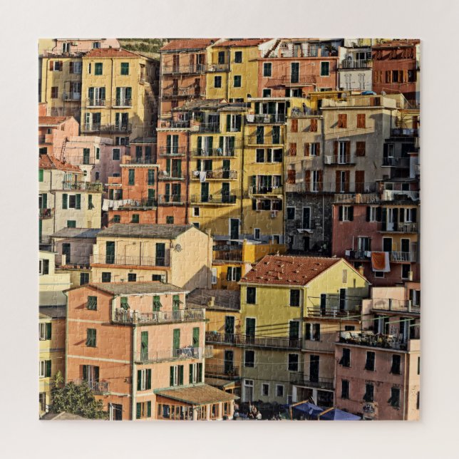 Quebra-cabeça Manarola - Itália - Cinque Terre - 20x20 - 676 pc (Vertical)