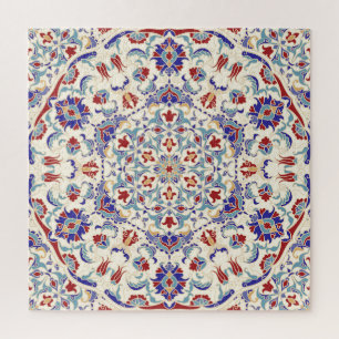 Quebra-cabeça Mandala Beauty: Mosaico Cultural Colorido