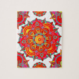 Quebra-cabeça Mandala de Chakra da raiz